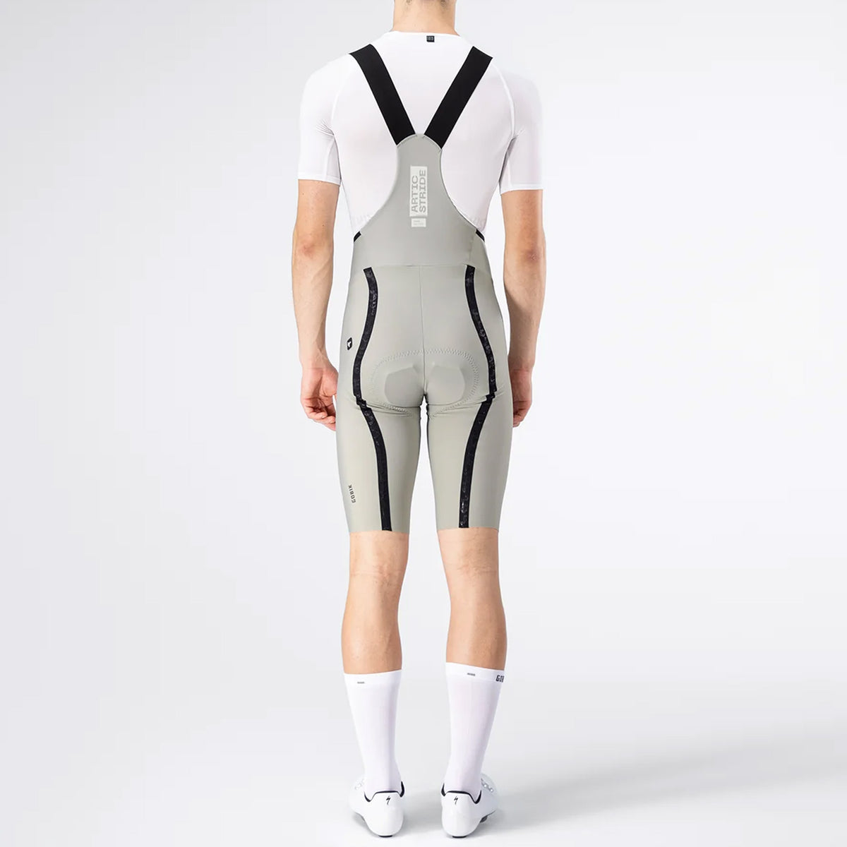 Gobik Artic Stride Leek thermal bib shorts - Grey