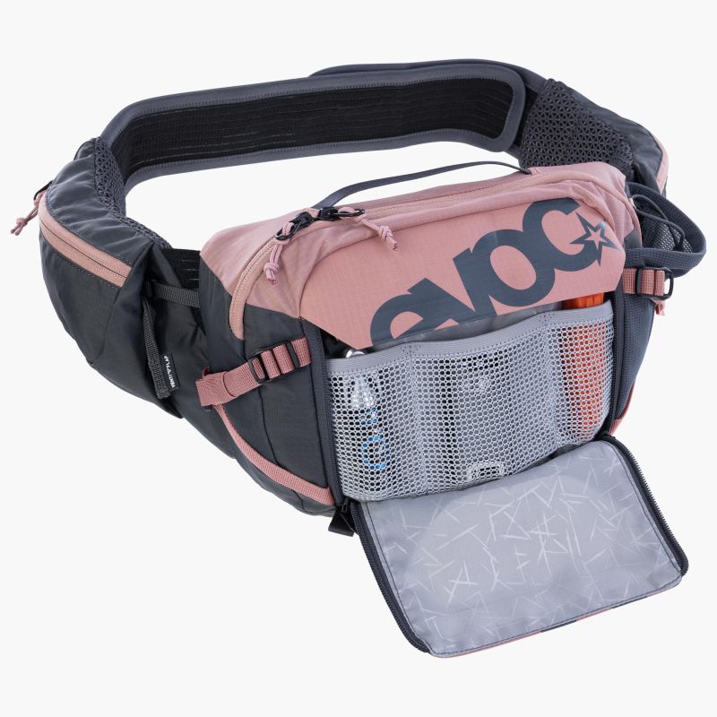 Marsupio Evoc Hip Pack Pro 3 + Hydration Bladder 1.5 - Grigio rosa - N
