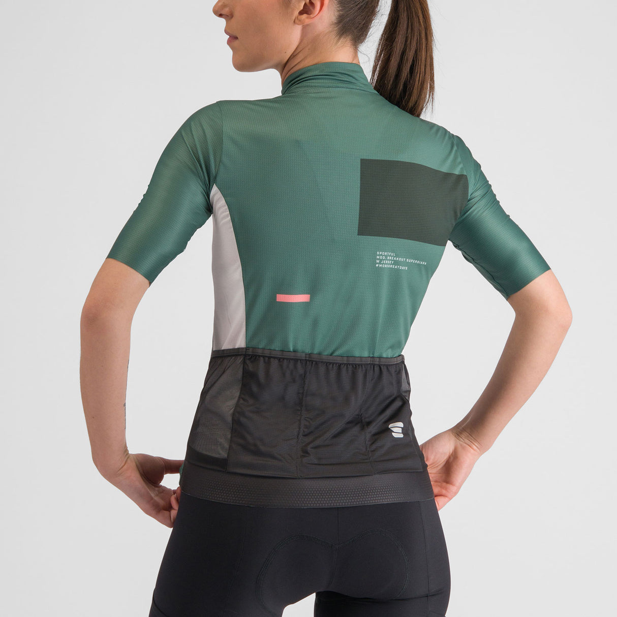 Maglia donna Sportful Breakout Supergiara - Verde - L