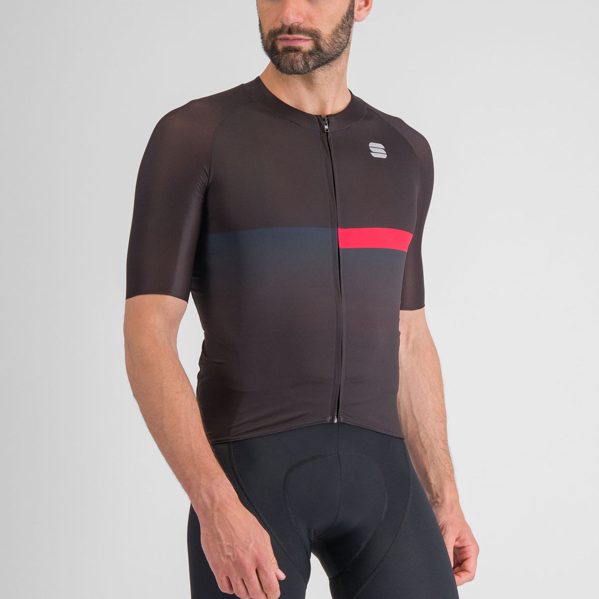 Maglia Sportful Bomber - Nero rosso - L