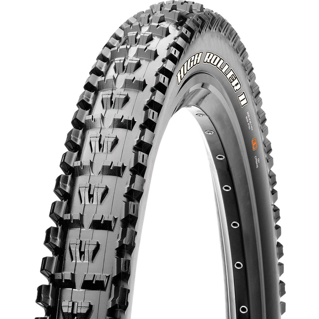 Copertone Maxxis High Roller II EXO TR 120TPI pieghevole 3C MaxxTerra - 27.5 x 2.60 - Nero - Q