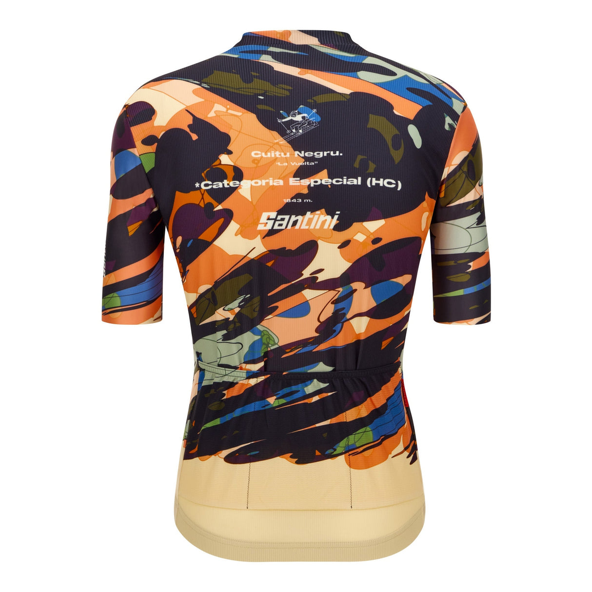 Maglia Santini Vuelta Espana 2024 - Cuitu Negru - L