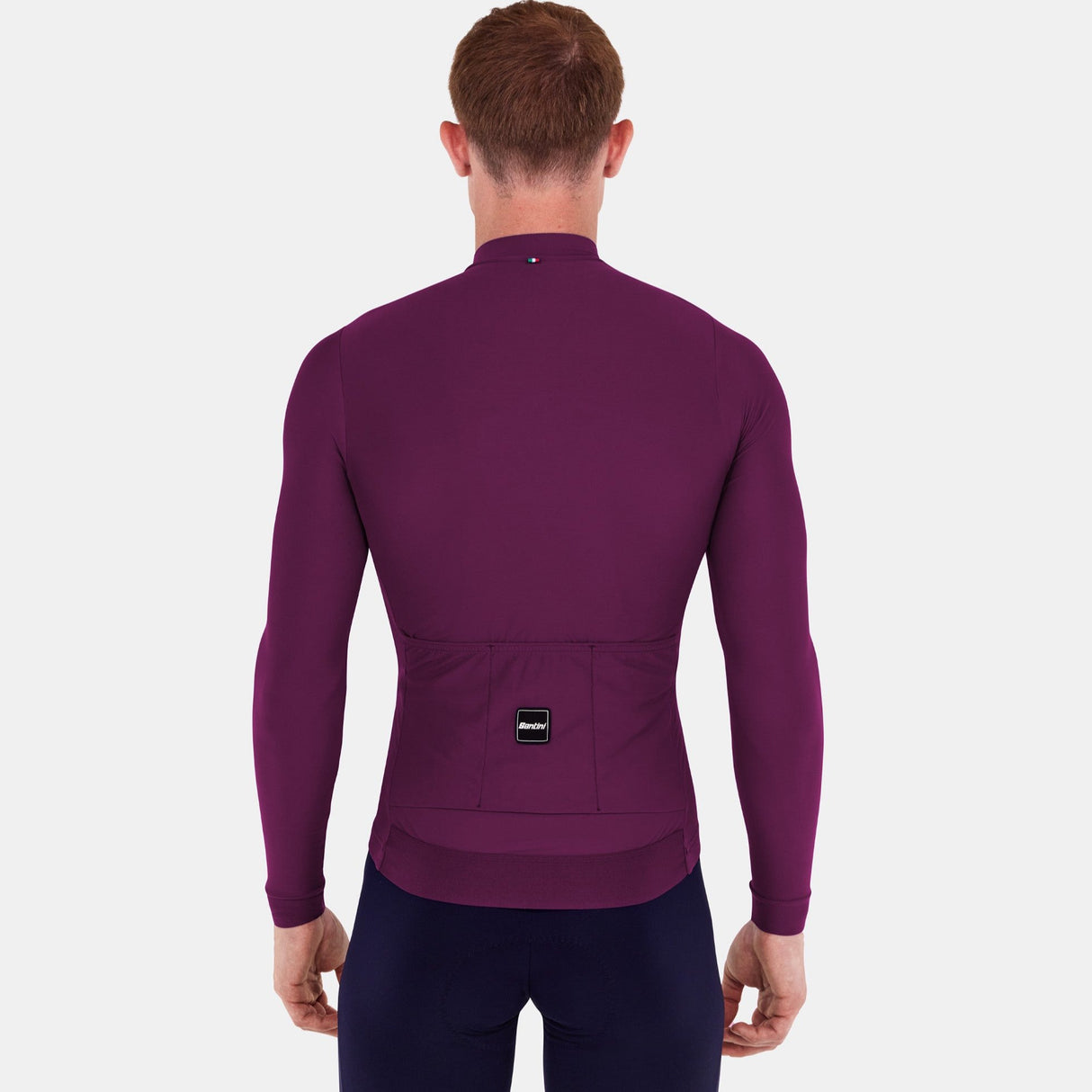 Maglia maniche lunghe Santini RTR - Bordeaux - H