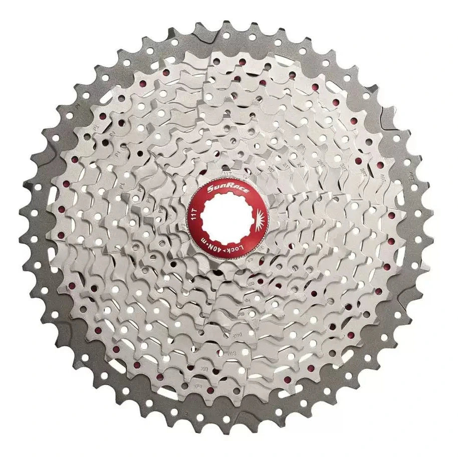 SunRace MX8 Metallic Silver Cassette - 11-46