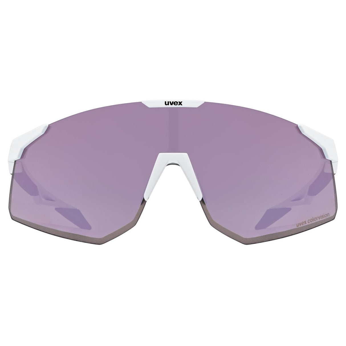 Occhiali Uvex Pace Perform CV - White Matt Pushy Pink - N