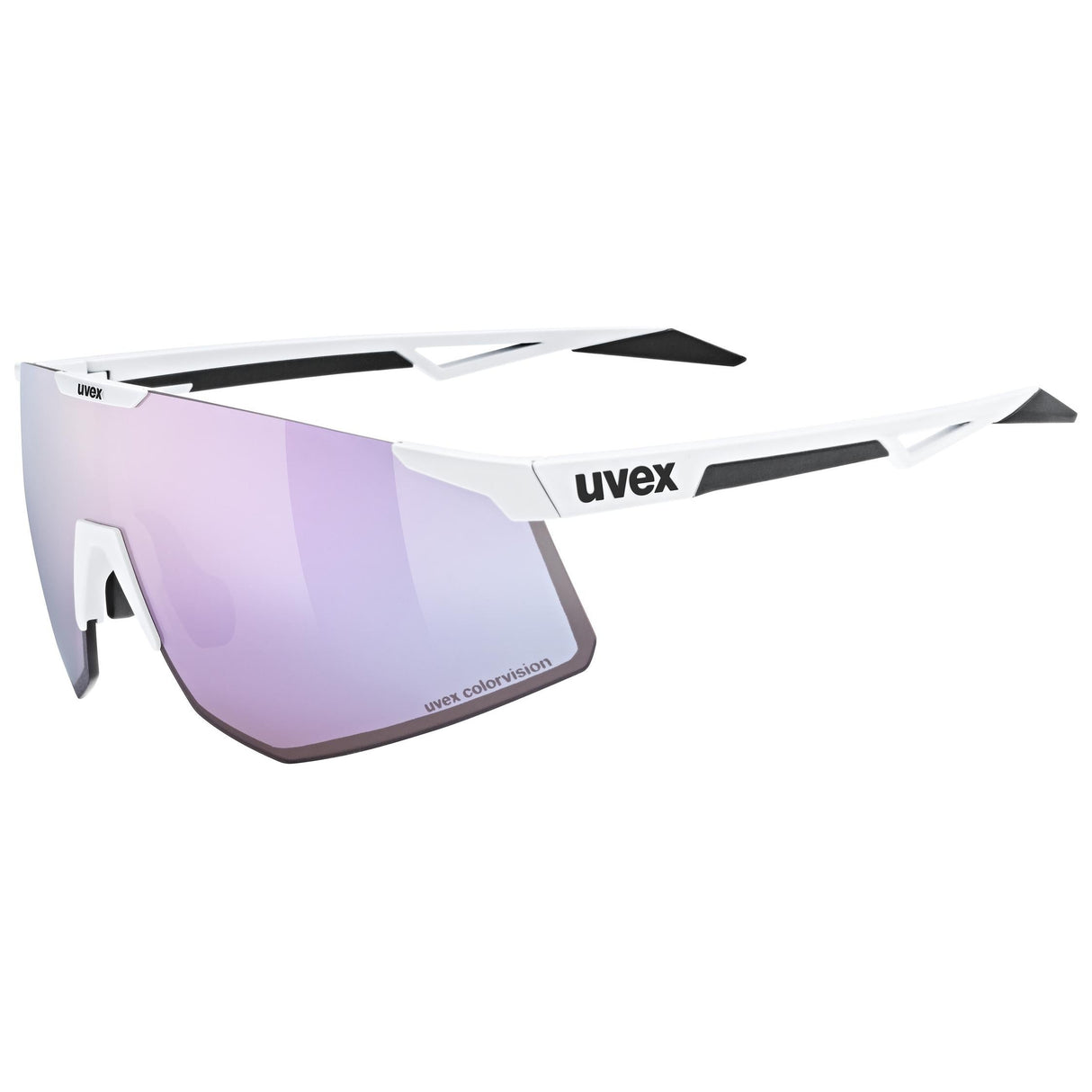 Occhiali Uvex Pace Perform CV - White Matt Pushy Pink - L