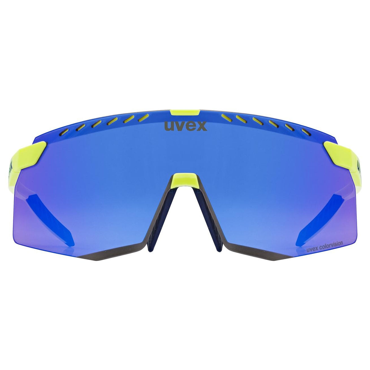 Occhiali Uvex Pace Stage CV - Yellow Matt Buzzy Blue - F