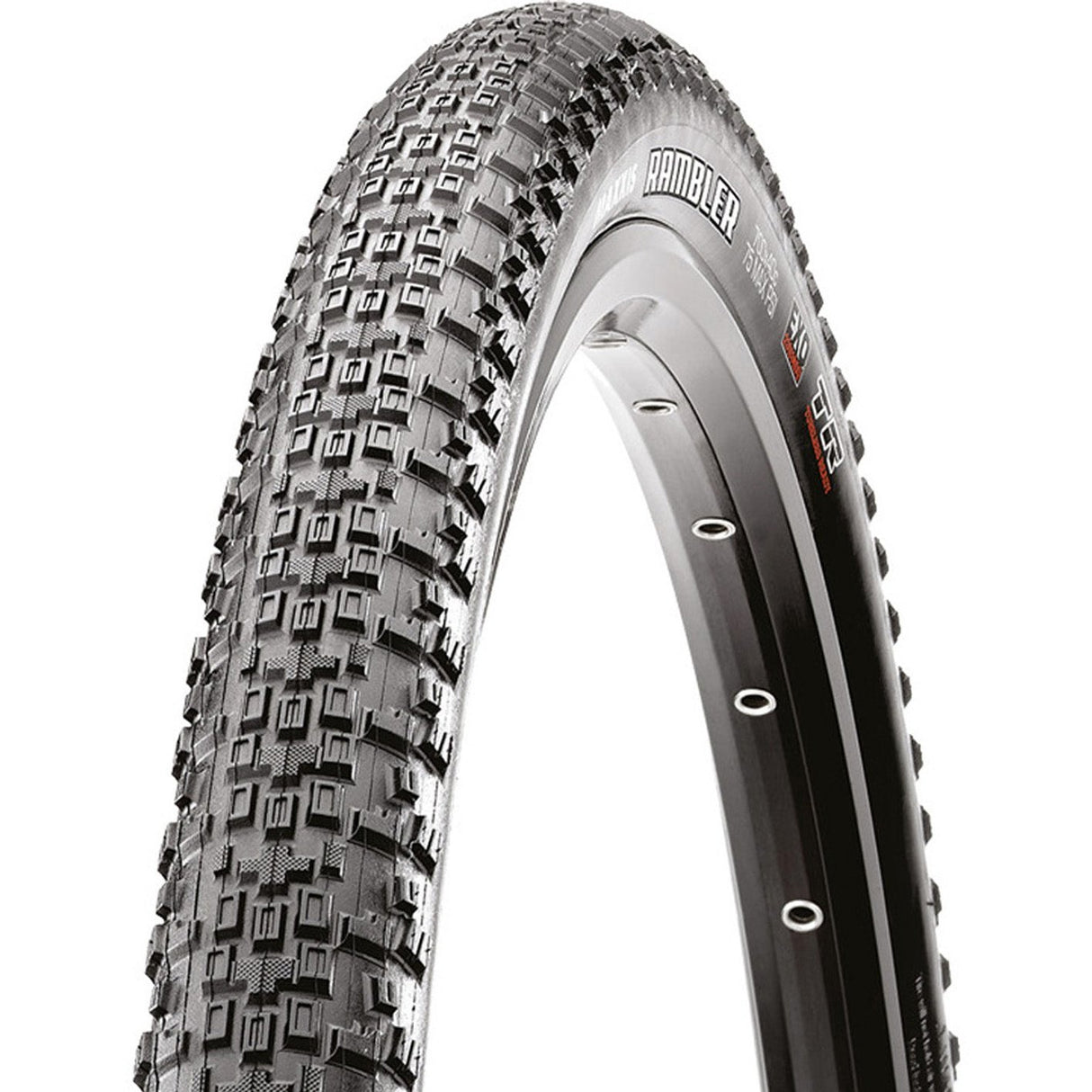 Copertone Maxxis Rambler TR Silkshield 60TPI pieghevole - 700 x 40C - Nero - A