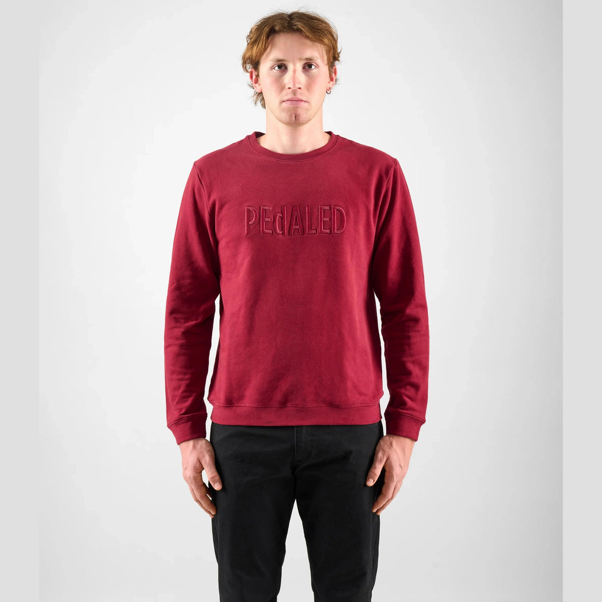 Felpa Pedaled Logo - Bordeaux - F