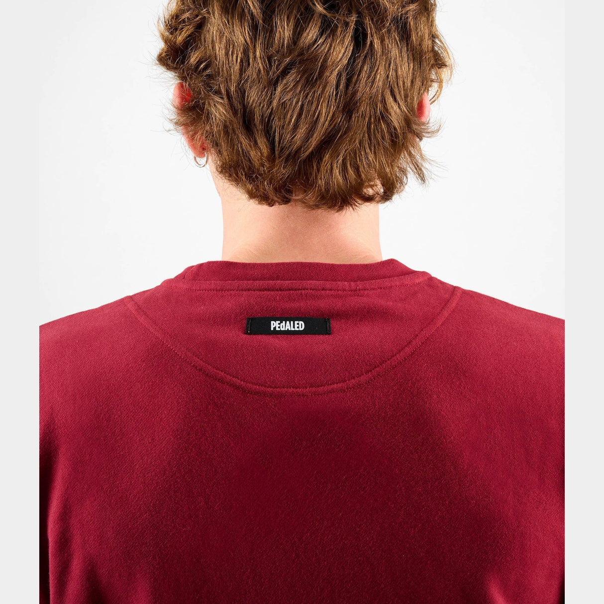 Felpa Pedaled Logo - Bordeaux - G