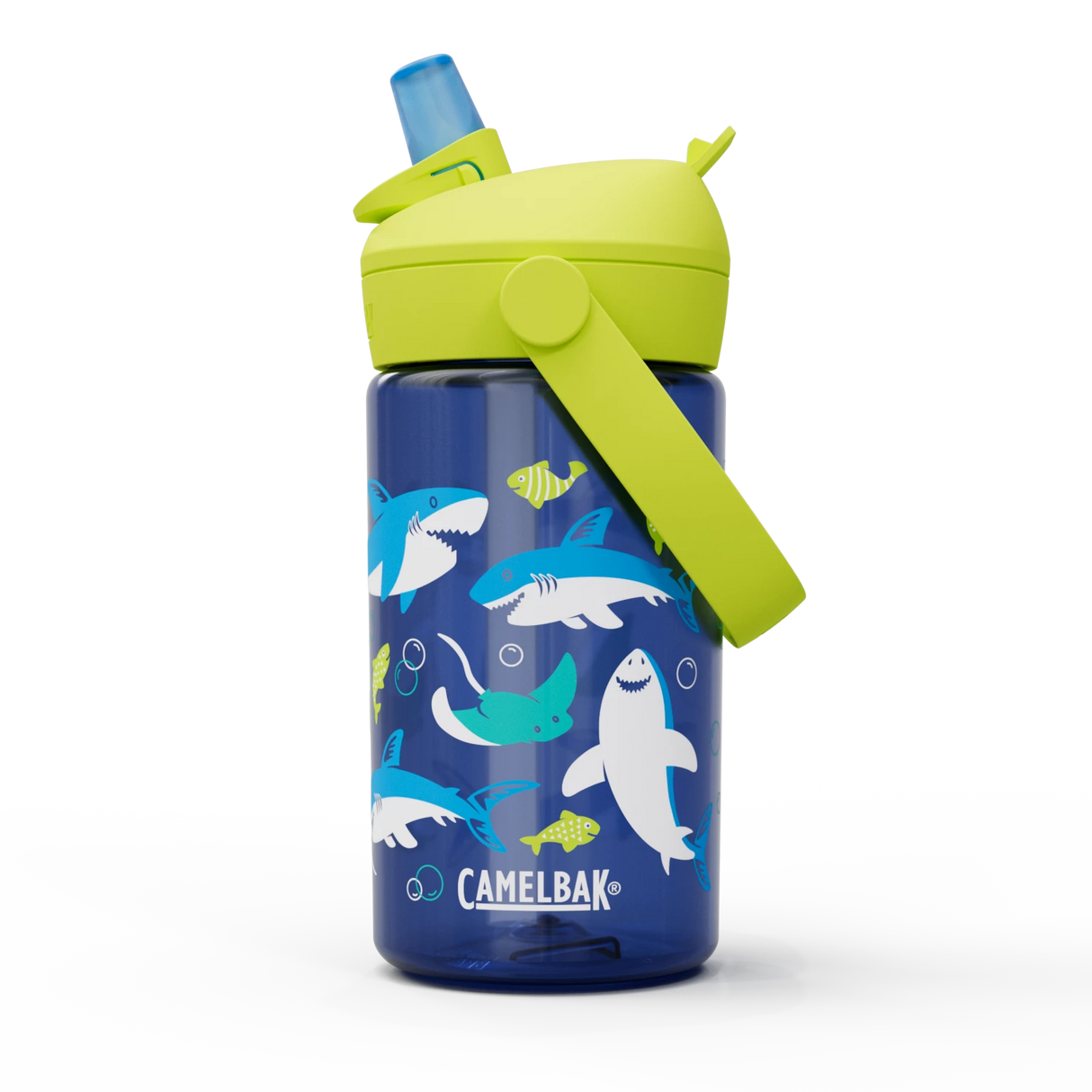 Borraccia bambino Camelbak Thrive Flip Straw 410 ml - Sharks and Rays