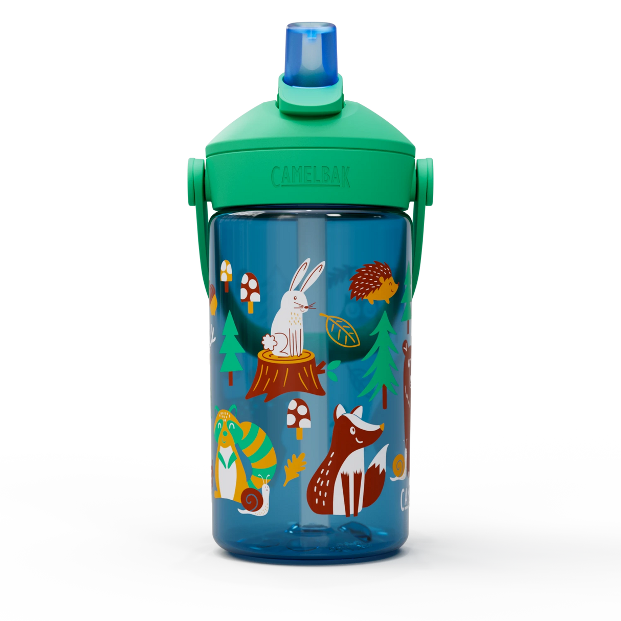 Bidón nino Camelbak Thrive Flip Straw 410 ml - Forest