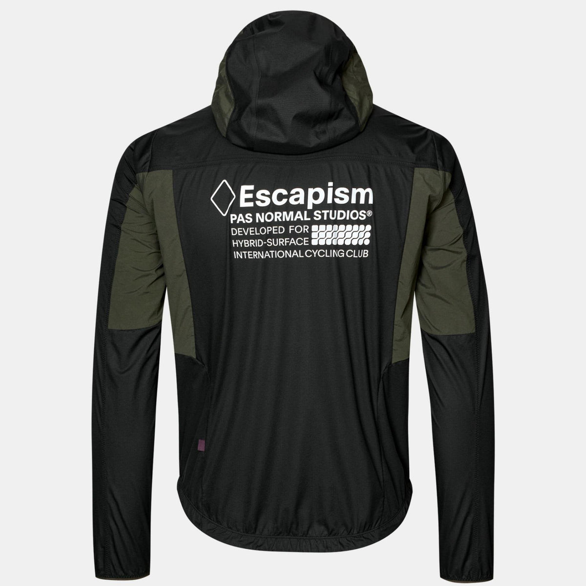 Chaqueta Pas Normal Studios Escapism Hooded Lightweigh - Negro