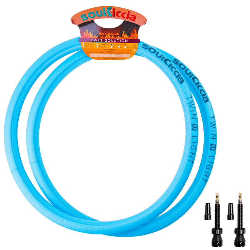 Soulciccia (Kit) 27,5"x43mm Twin Light (Coppia) +2 Valvole AIRGLIDE - H