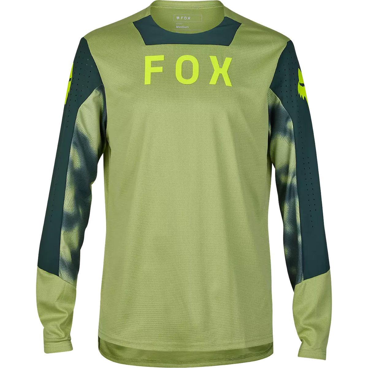 Maglia maniche lunghe Fox Defend Taunt Verde All4cycling