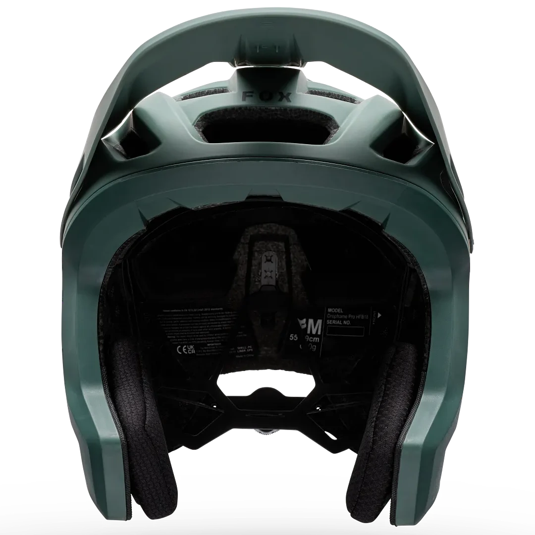 Helmet Fox Dropframe Pro Grid - Green