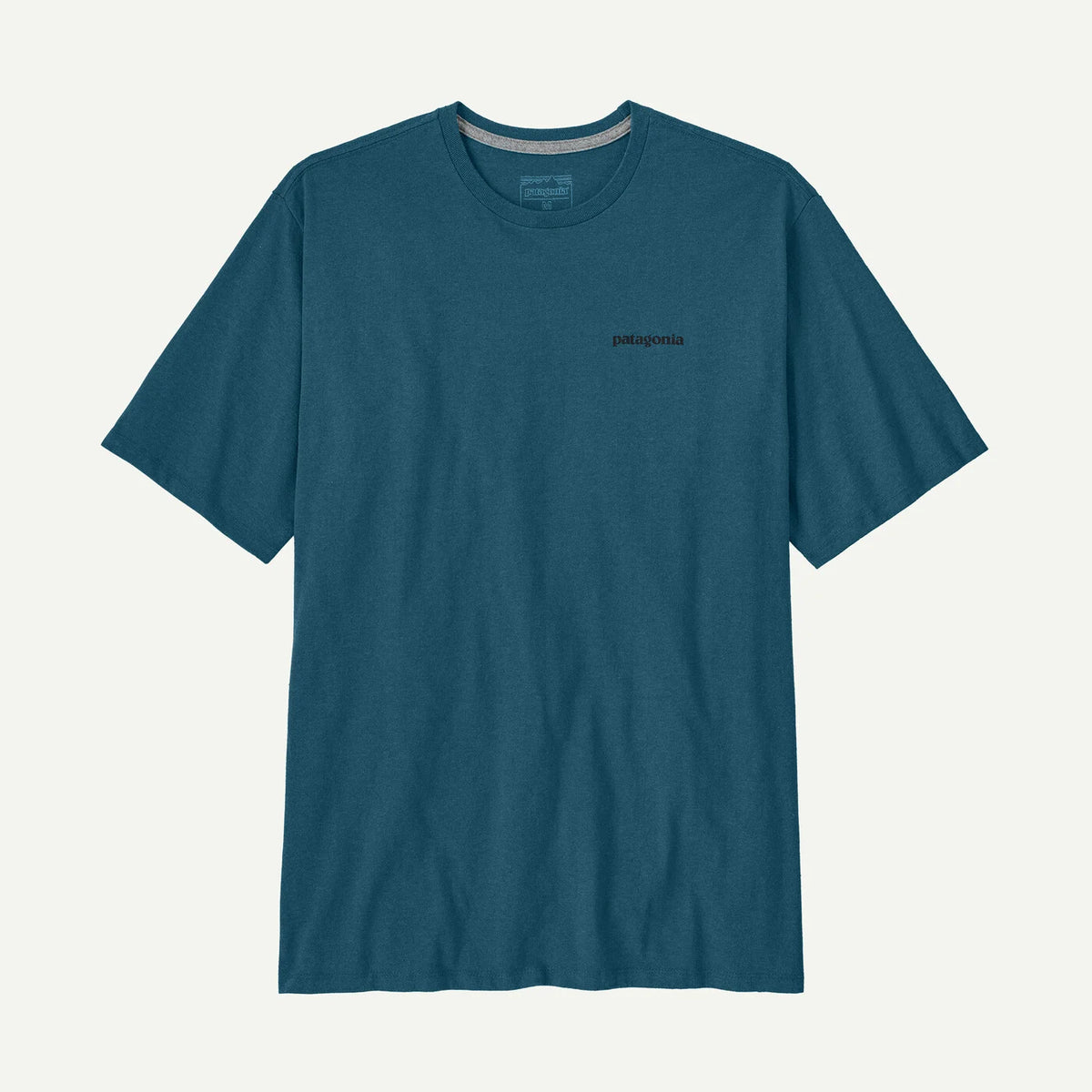 Camiseta Patagonia P-6 Logo Responsibili-Tee - Azul verde