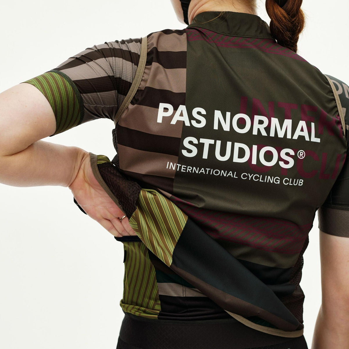 Gilet femme Pas Normal Studios Mechanism Stow Away AOP International - Vert
