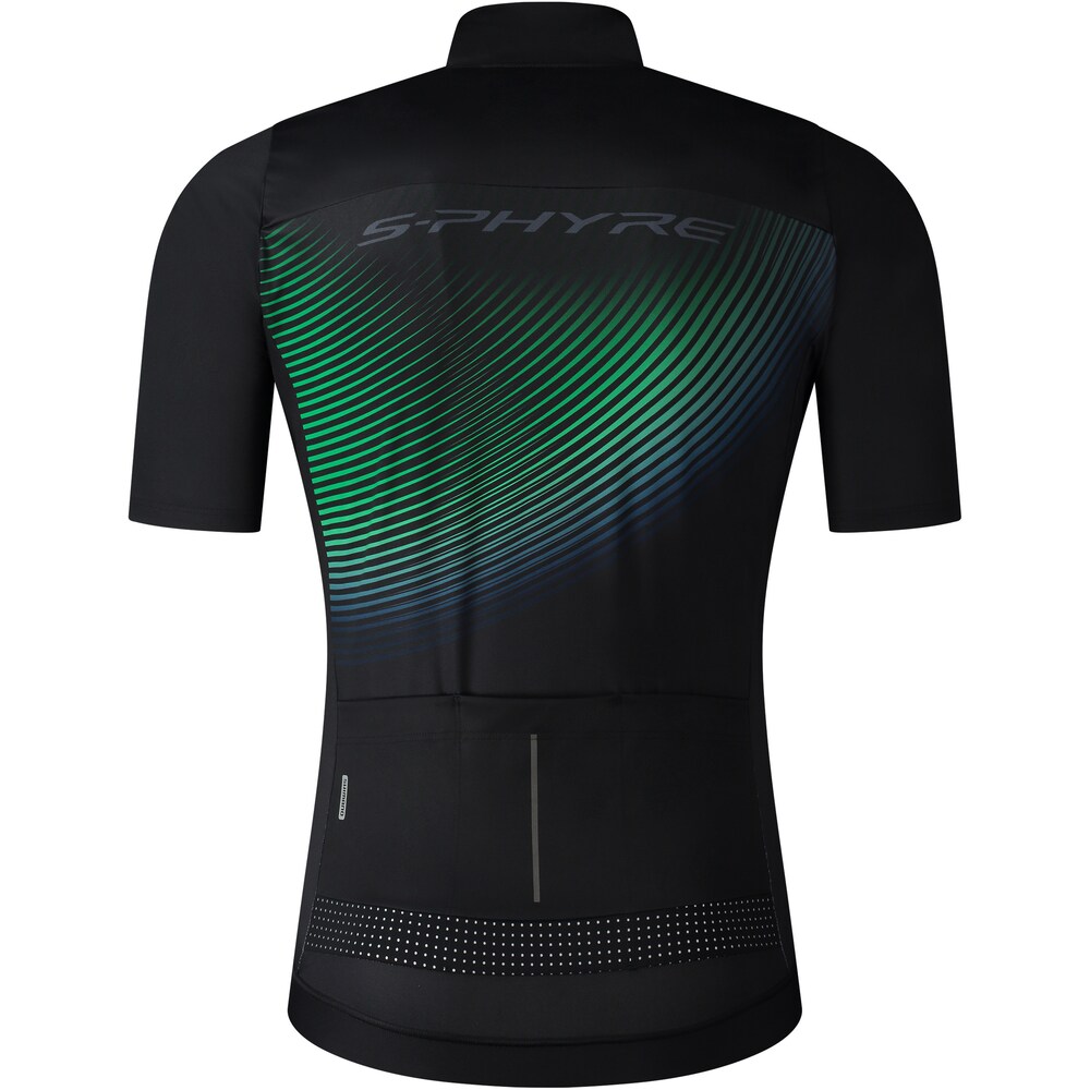 Maglia Shimano S-Phyre Wind - Nero verde - A