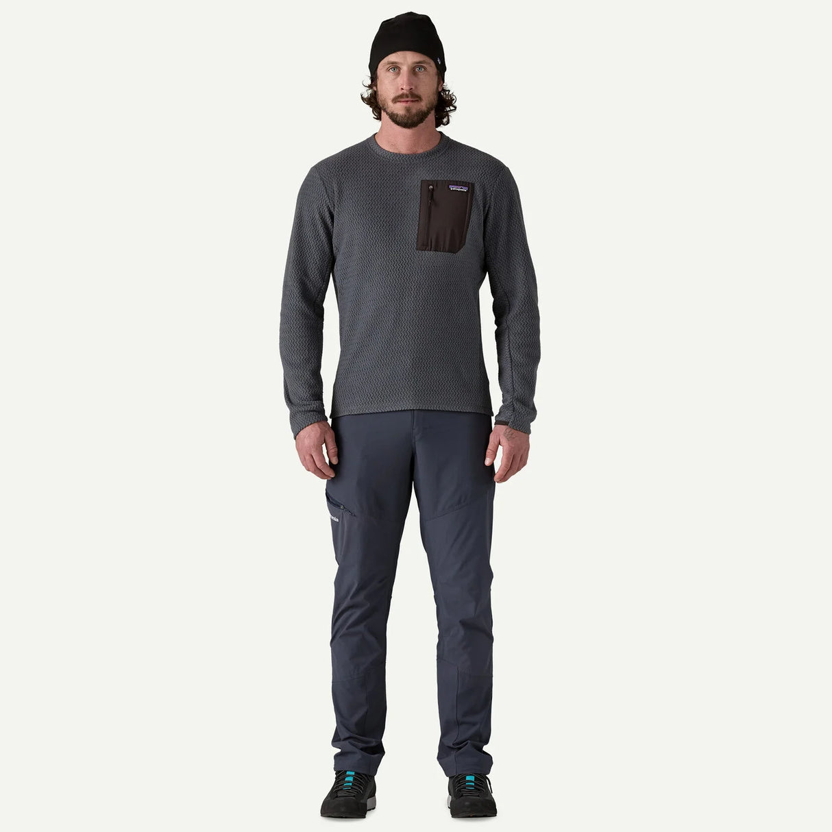 Sweatshirt Patagonia R1 Air Crew - Bleu