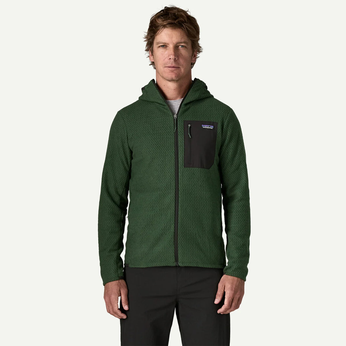 Patagonia R1 Air Full-Zip-Fleece - Grün