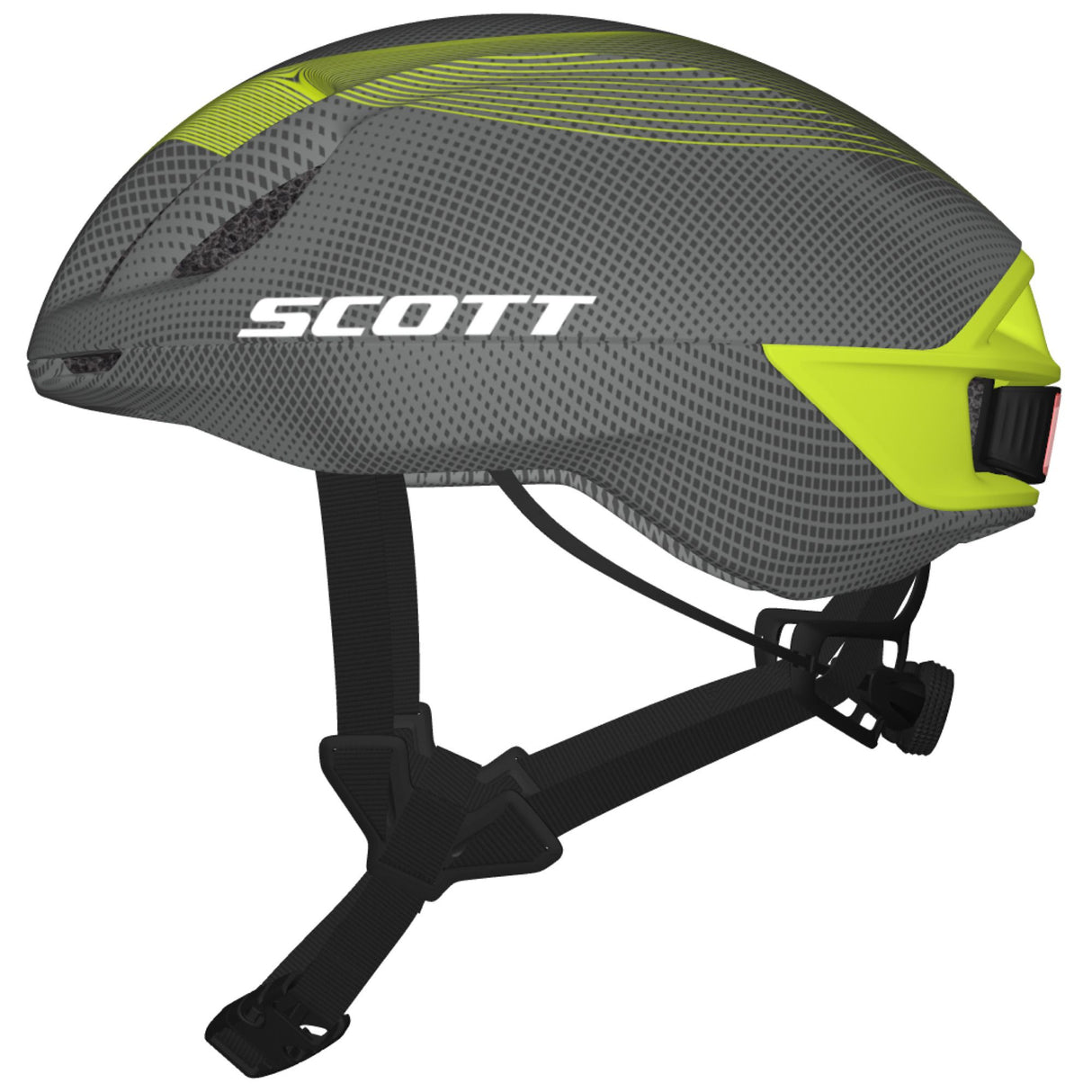 Casco Scott Cadence Plus - Grigio giallo - G