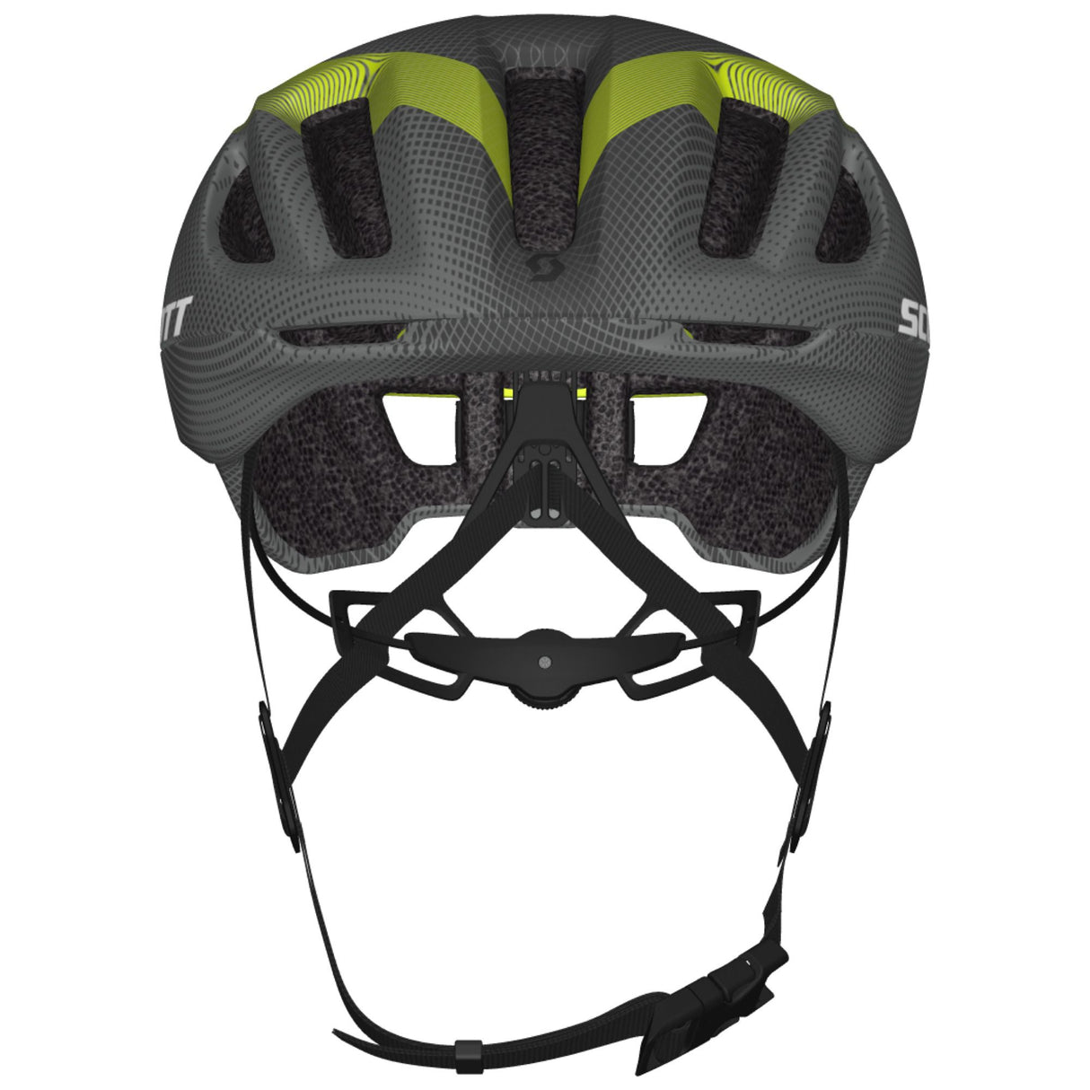 Casco Scott Cadence Plus - Grigio giallo - H
