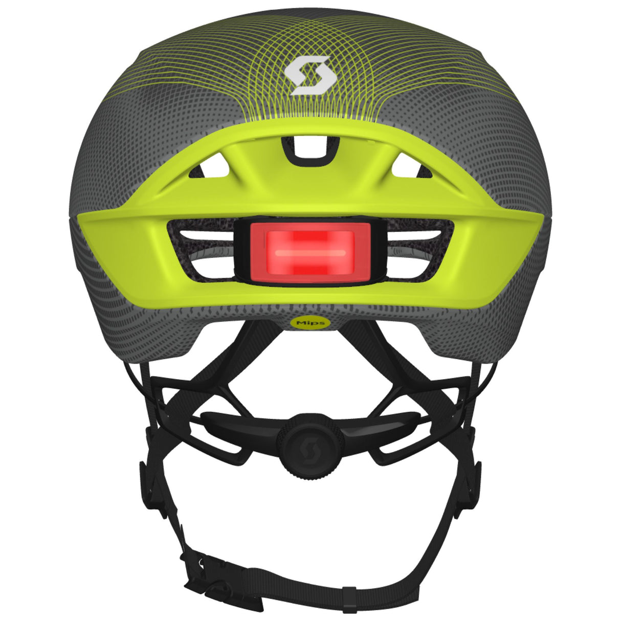 Casco Scott Cadence Plus - Grigio giallo - I