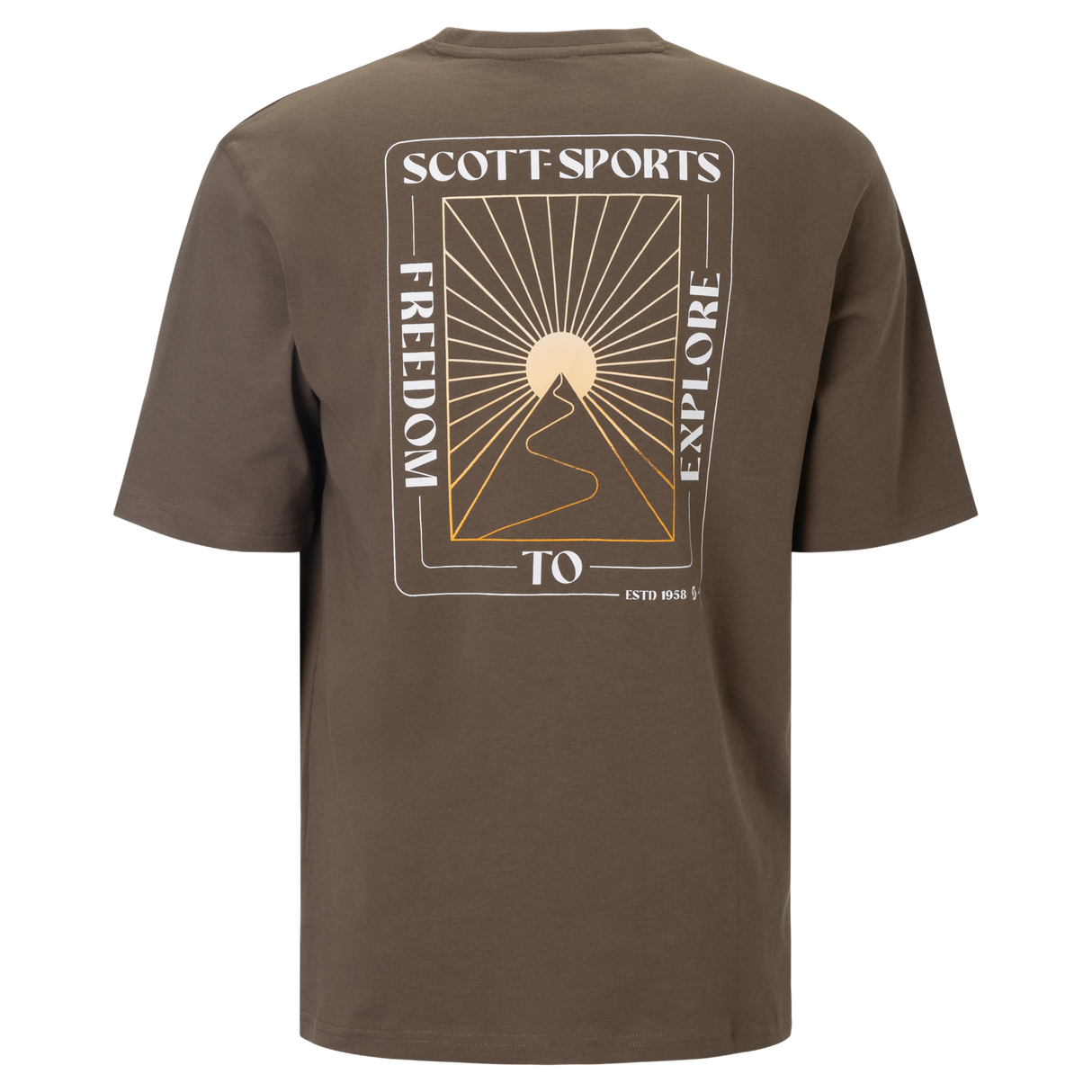 Scott Graphic T-Shirt - Braun
