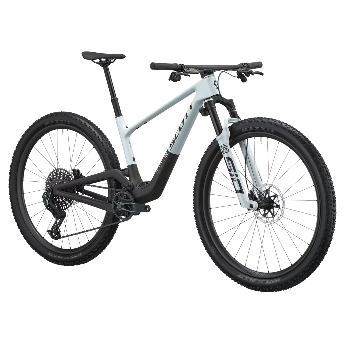 Scott Spark RC World Cup - Cumulus white Carbon black