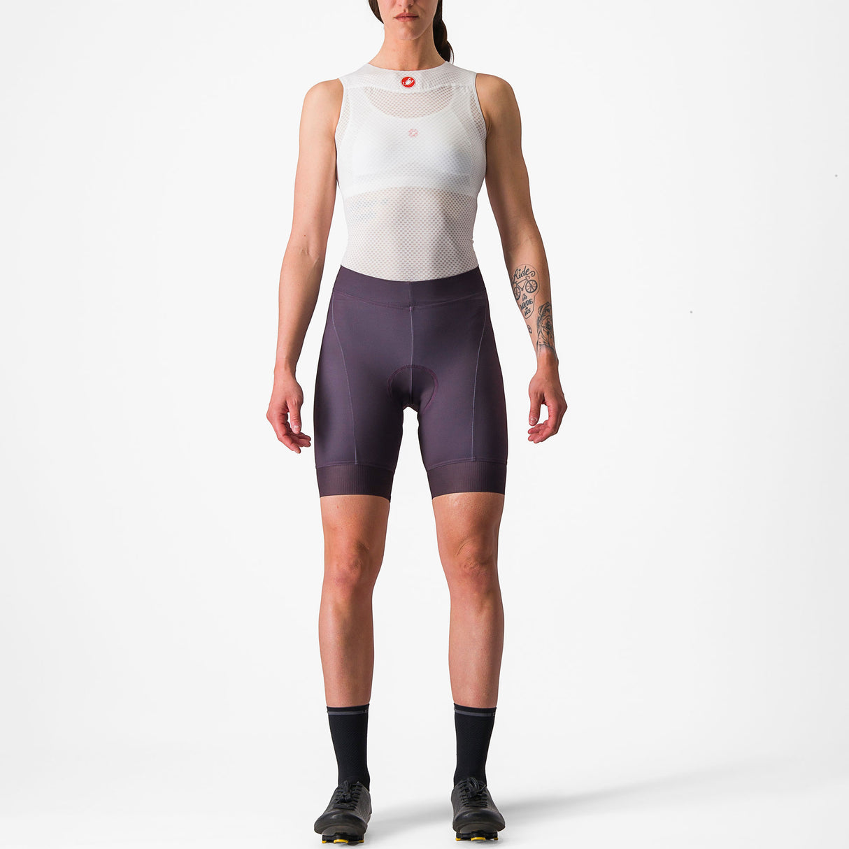 Pantaloncini donna Castelli Prima - Viola - L