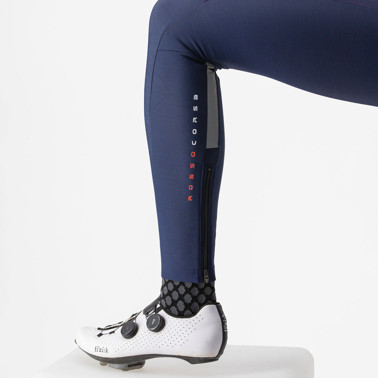 Calzamaglia con bretelle donna Castelli Sorpasso Ros - Blu scuro - F