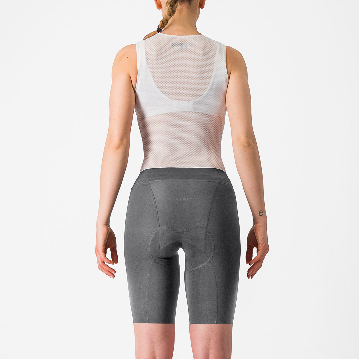 Pantaloncini donna Castelli Premio - Grigio - F