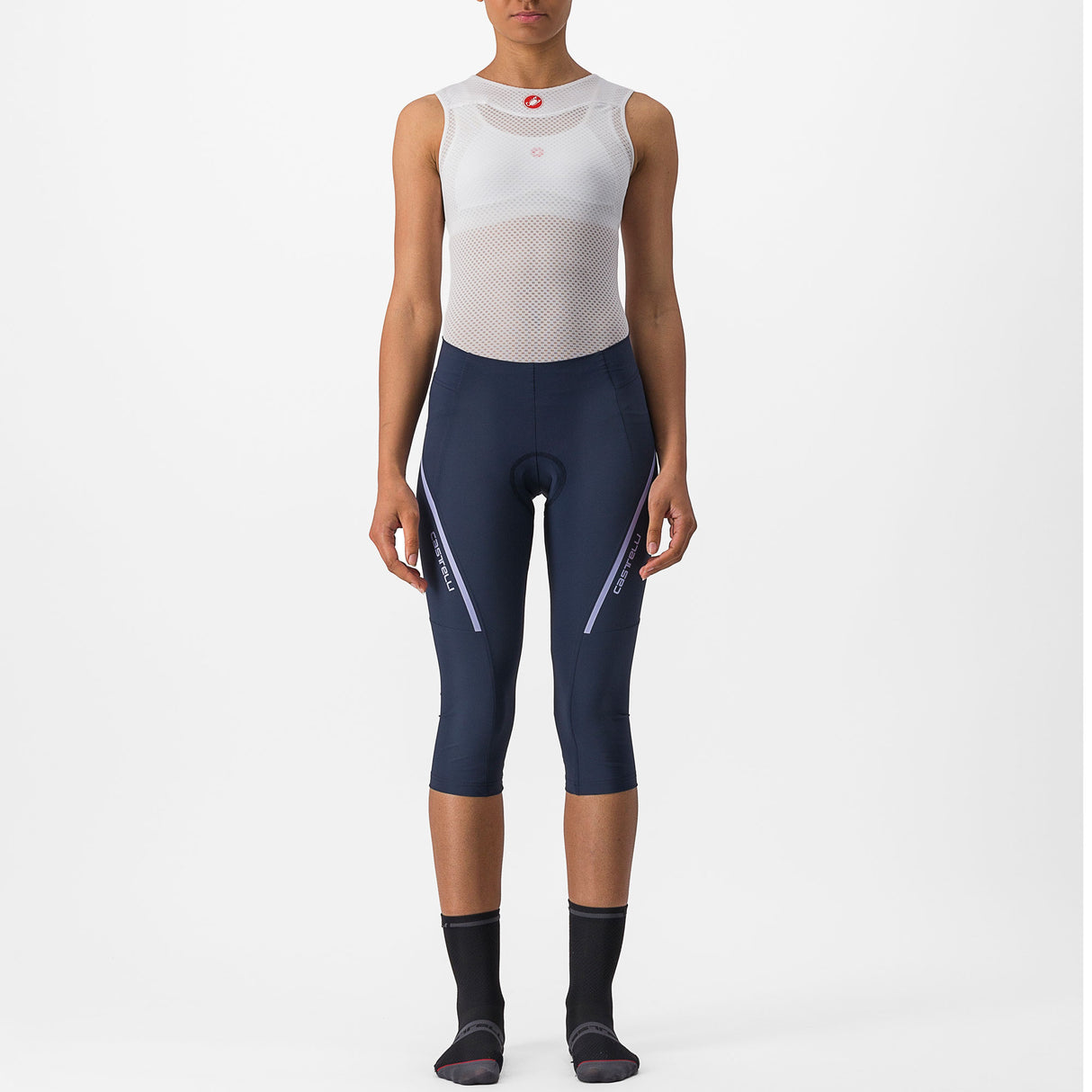 Bermuda donna Castelli Velocissima 3 - Blu viola - O