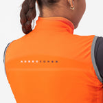 Castelli Perfetto RoS 2 women vest - Dark orange