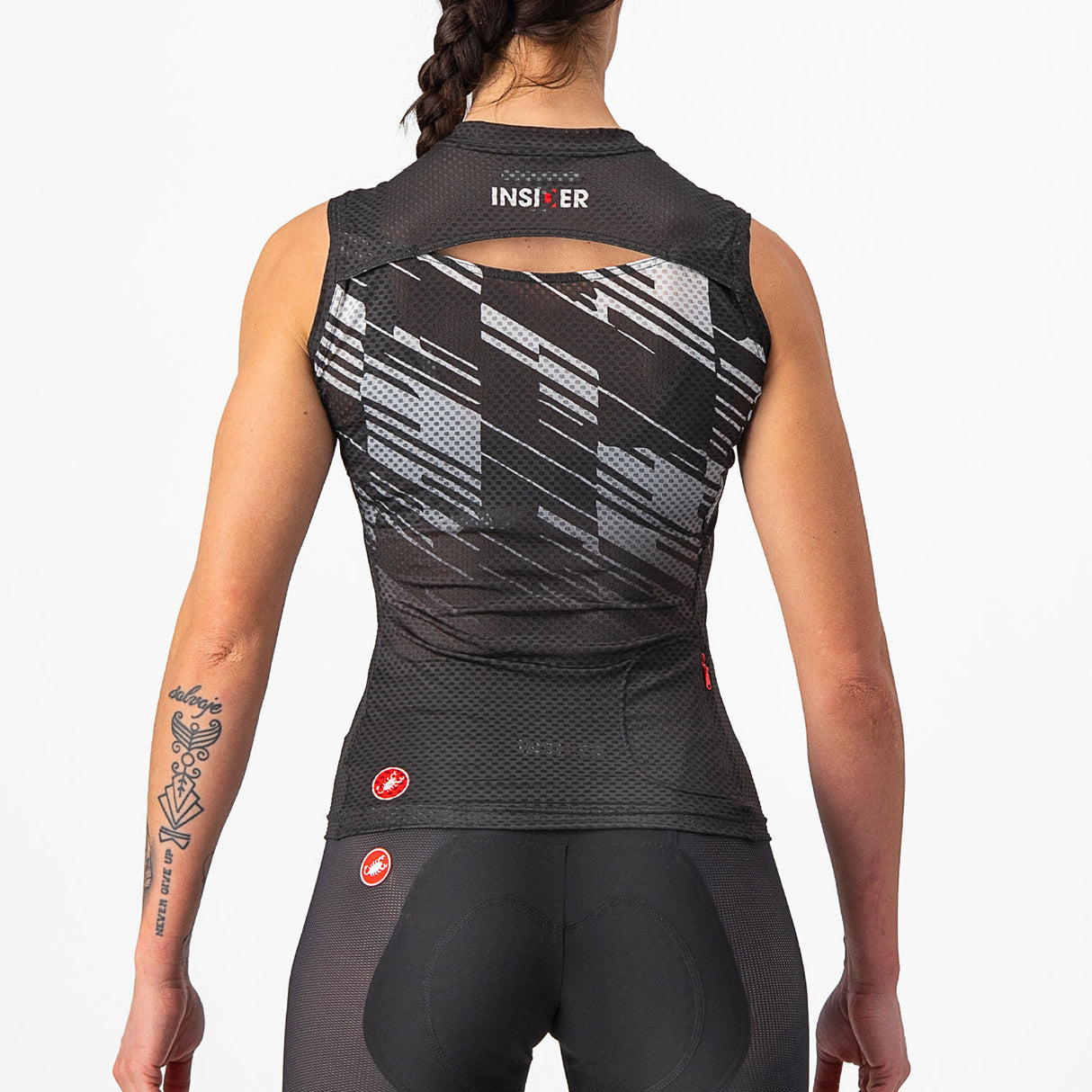 Maglia donna senza maniche Castelli Insider - Nero - C