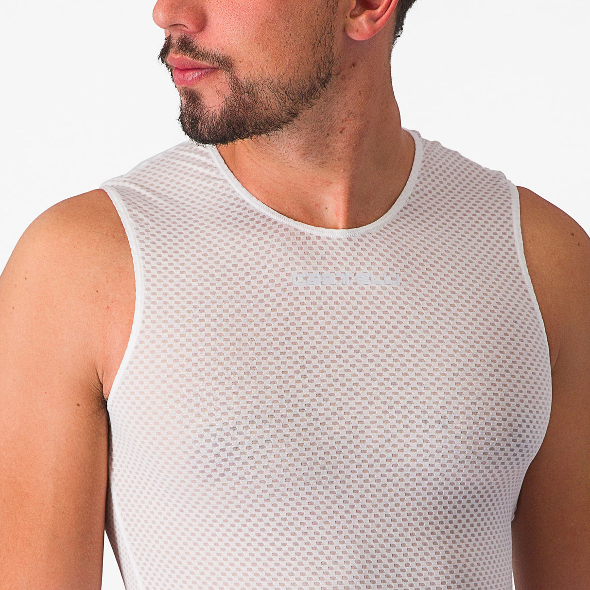 Maglia intima senza maniche Castelli Pro Mesh 2.0 - Bianco - F