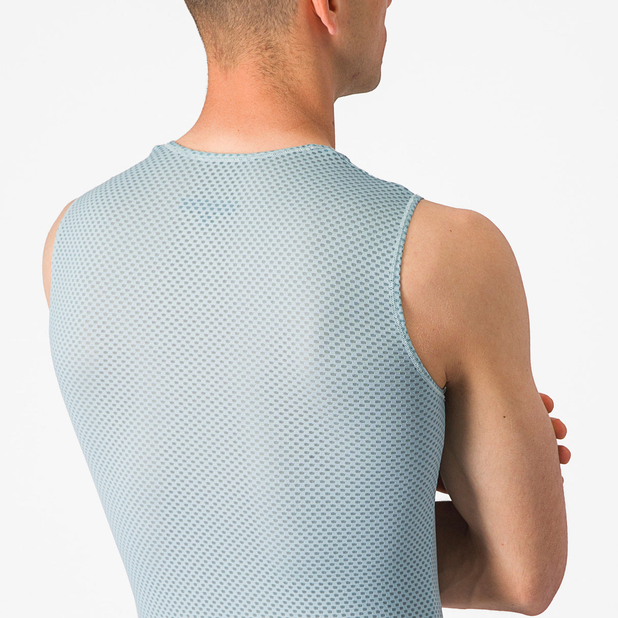 Maglia intima senza maniche Castelli Pro Mesh 2.0 - Azzurro - D