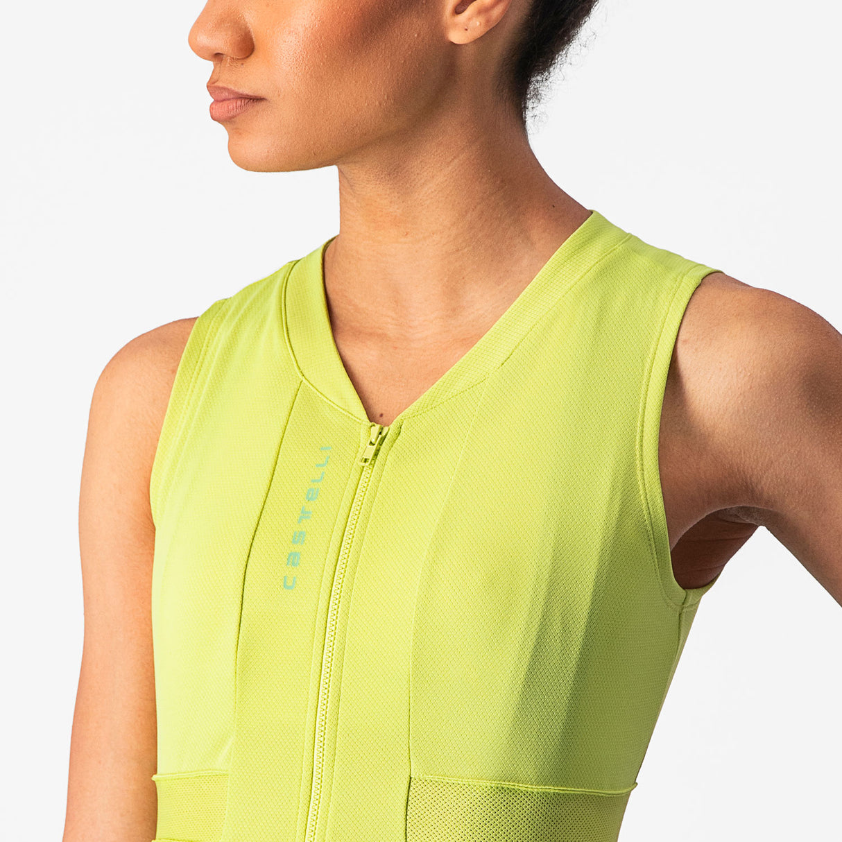 Maglia donna senza maniche Castelli Anima 4 - Verde - O