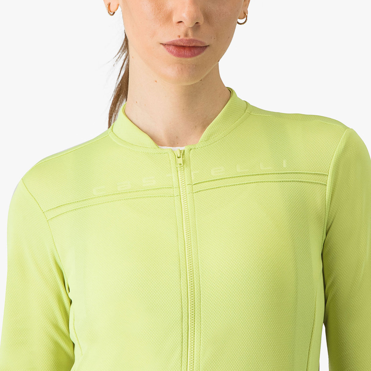 Maglia maniche lunghe donna Castelli Anima 4 - Giallo - E