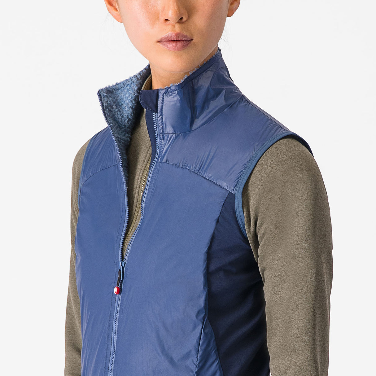 Gilet donna Castelli Unlimited Puffy - Blu - O