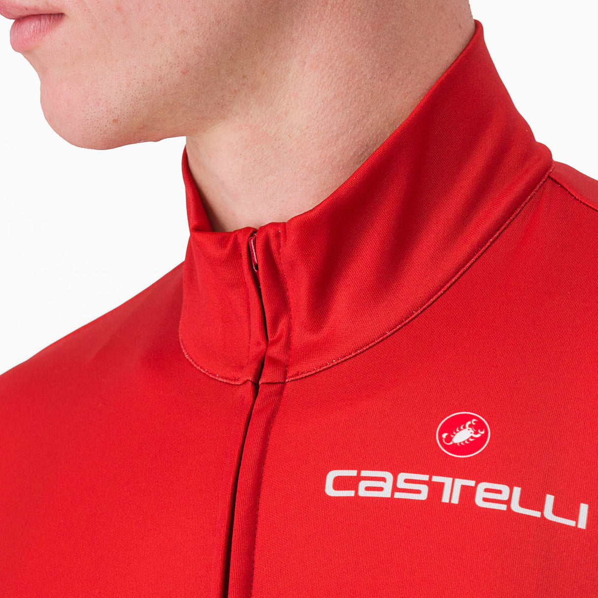 Maglia maniche lunghe Castelli Retta - Rosso - D