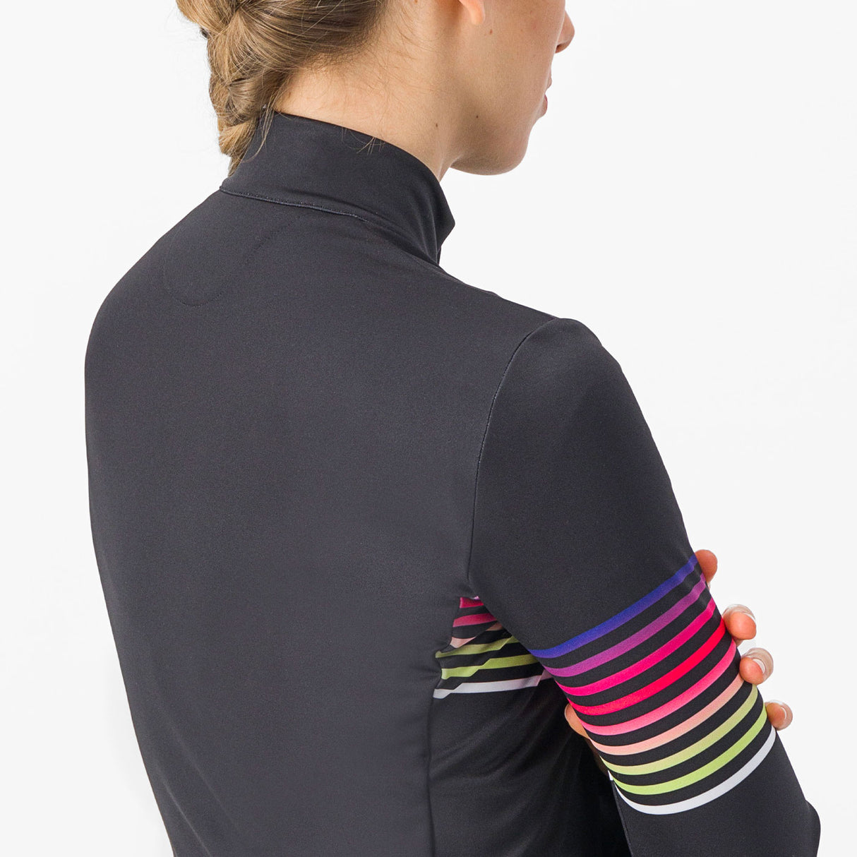 Maglia maniche lunghe donna Castelli Ottanta - Nero - B