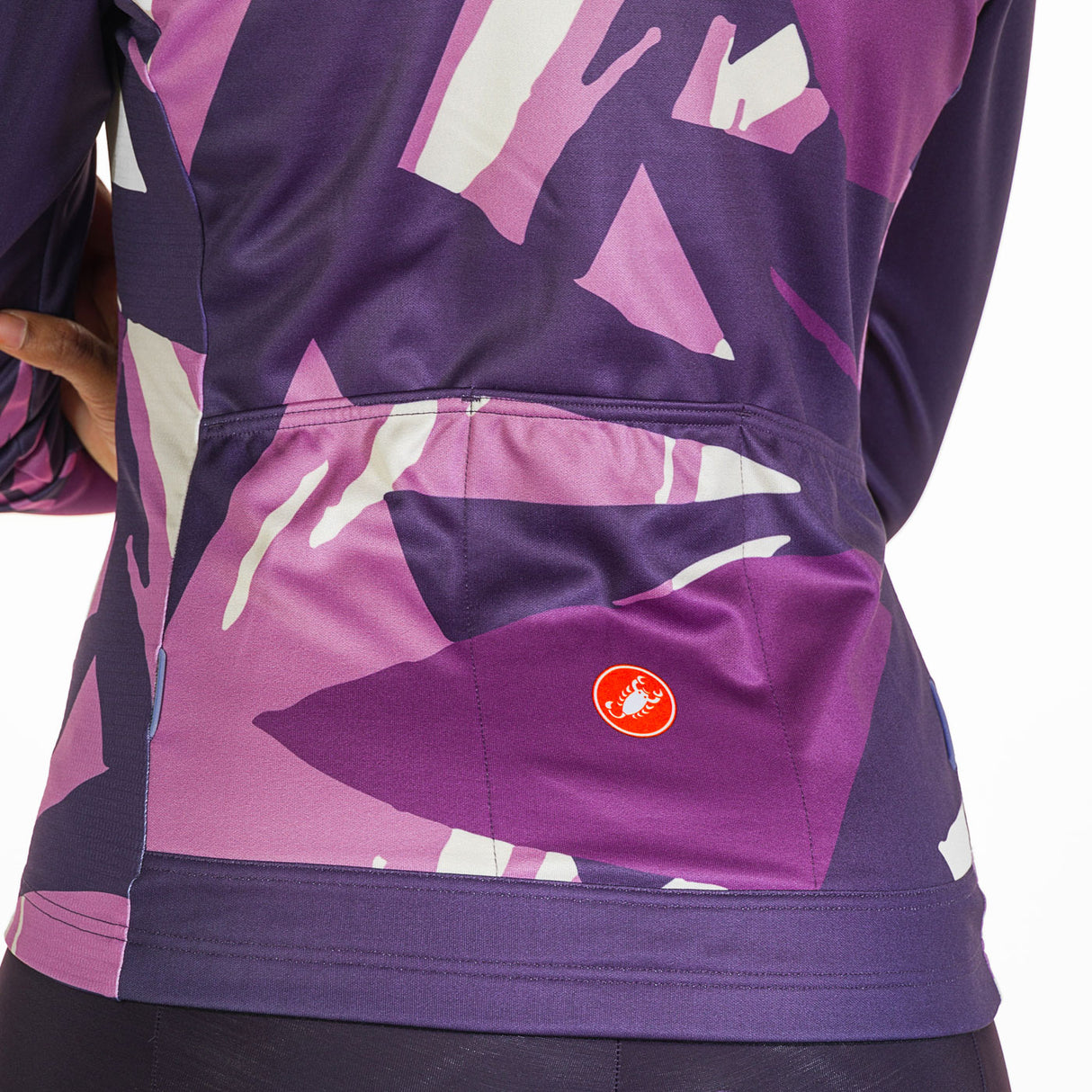 Maglia maniche lunghe donna Castelli Tropicale - Viola - N