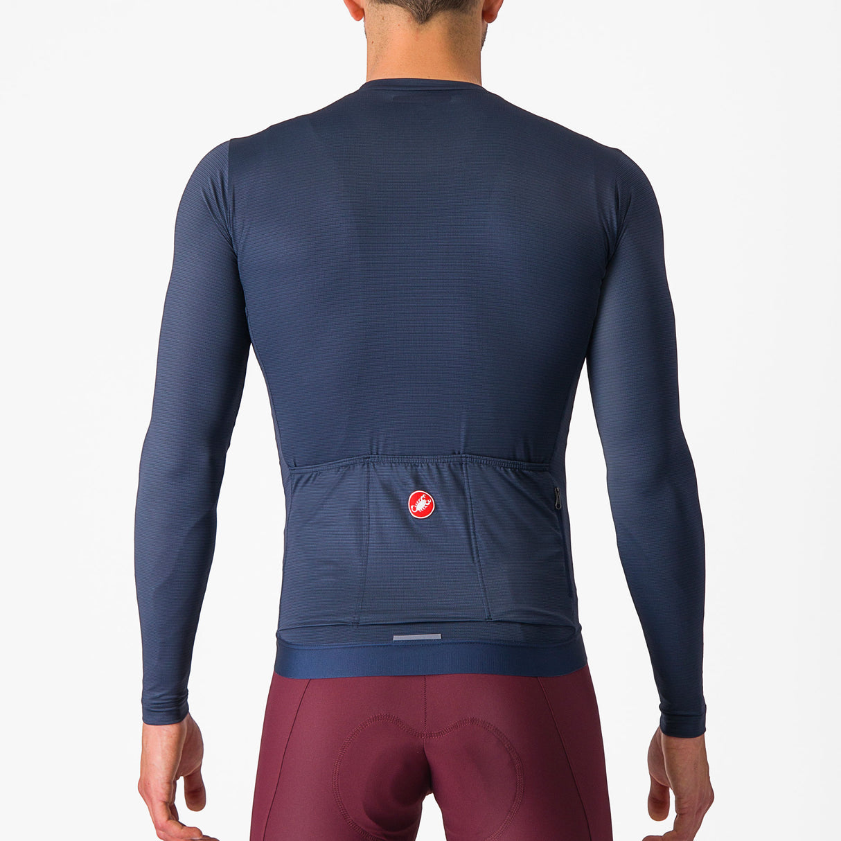 Maglia maniche lunghe Castelli Espresso - Blu - M