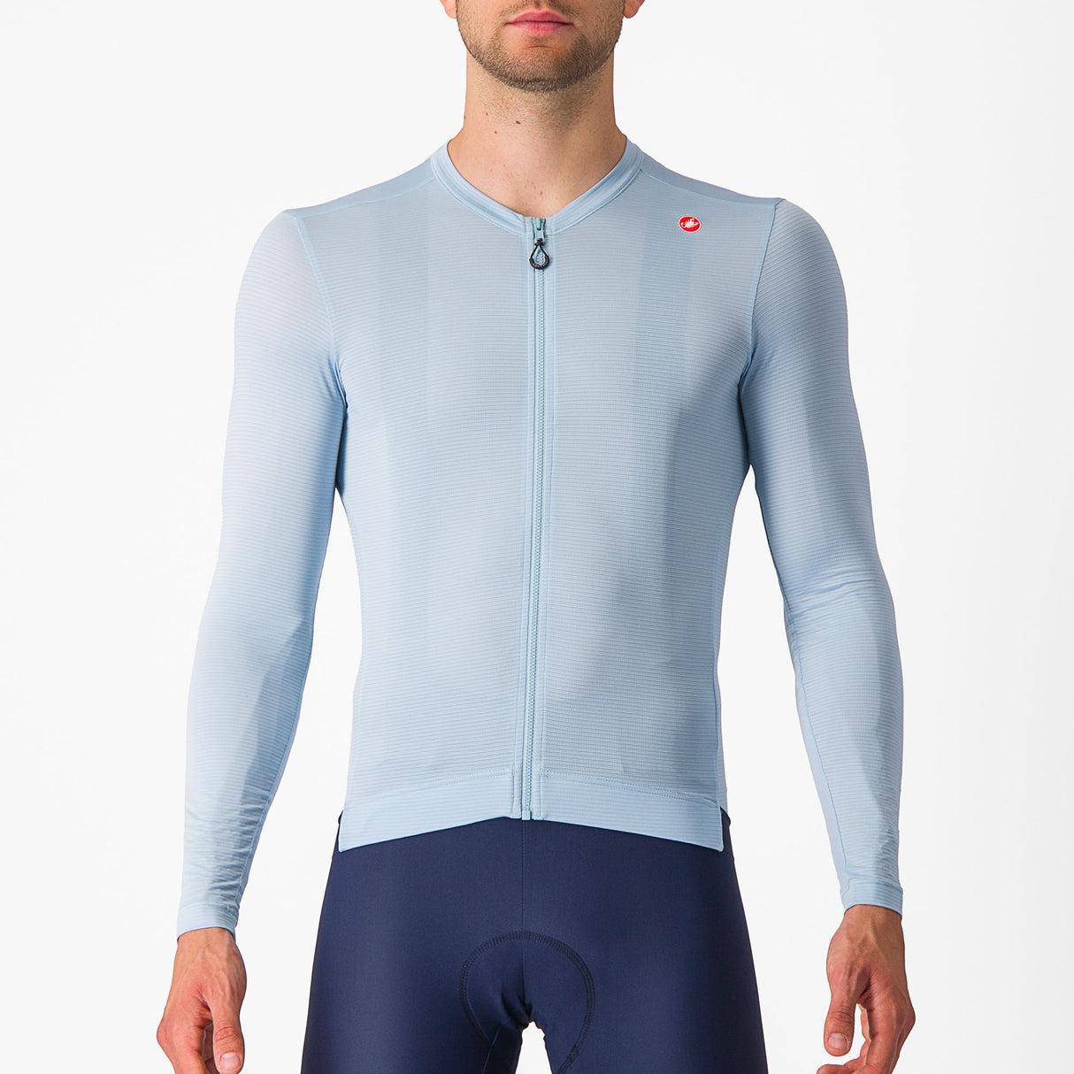 Maglia maniche lunghe Castelli Espresso - Azzurro - G
