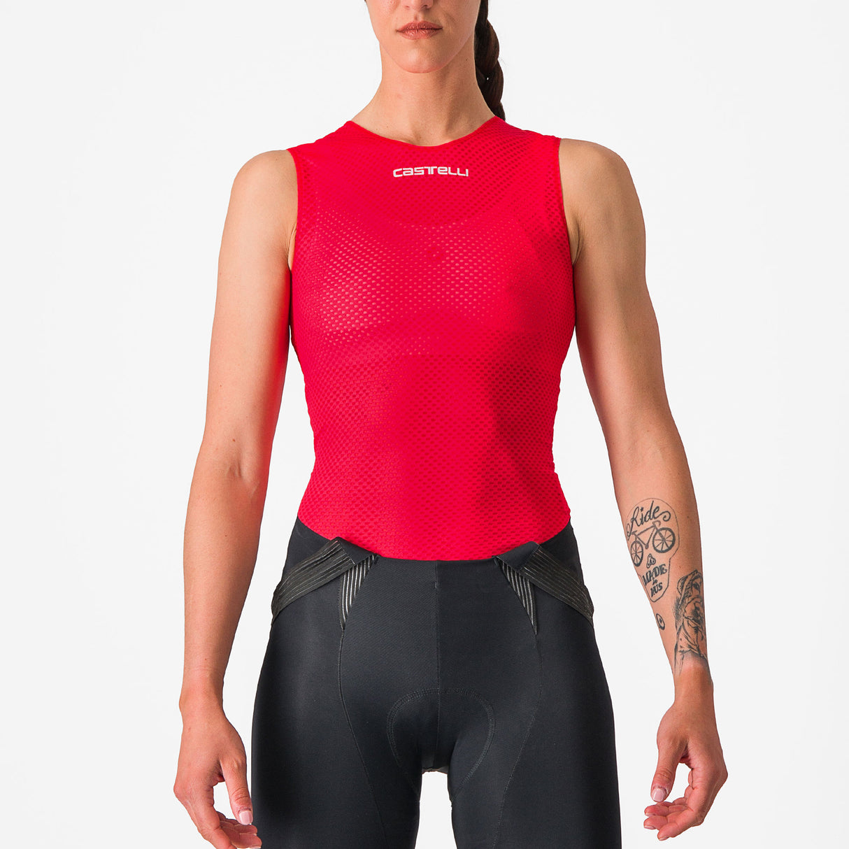Maglia intima senza maniche donna Castelli Pro Mesh 4 - Rosso - M