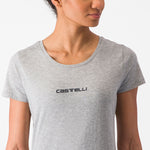 T-shirt femme Castelli Classico - Gris