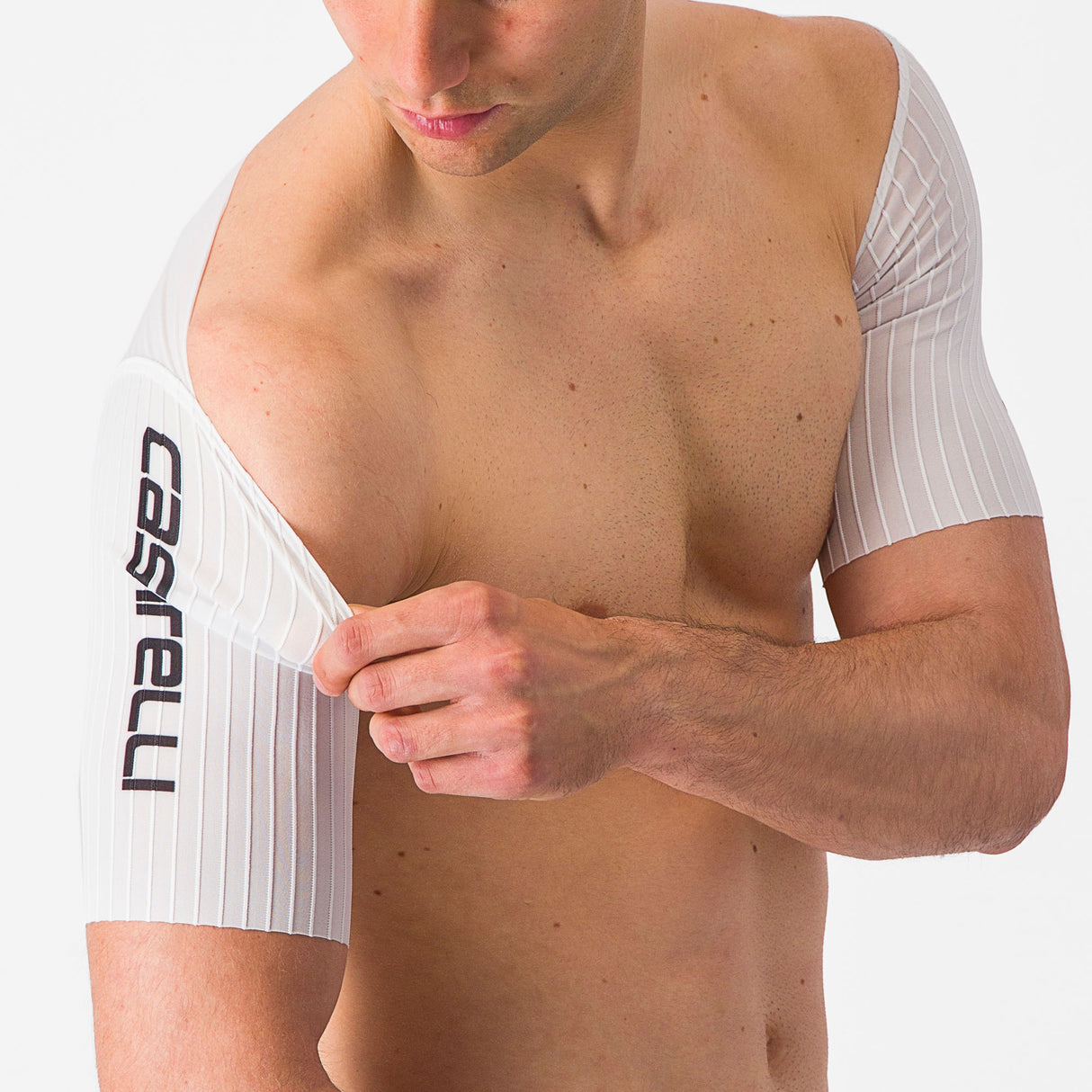 Manica corta Aero Castelli Bolero - Bianco - H