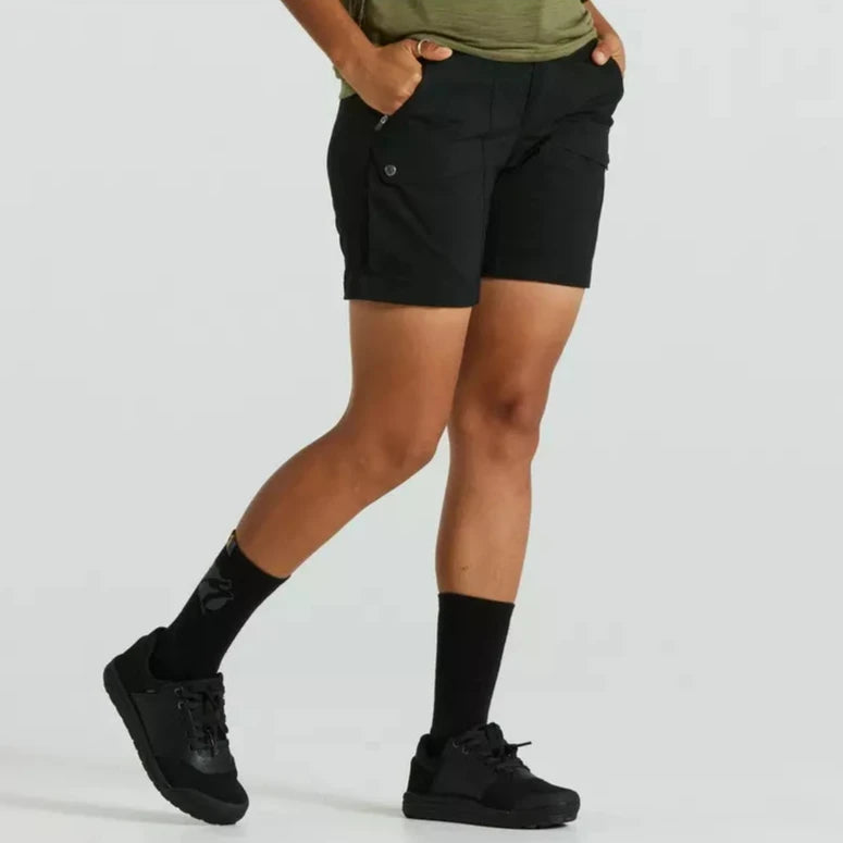 Pantaloni donna Specialized/Fjällräven Rider's Hybrid - Nero - O